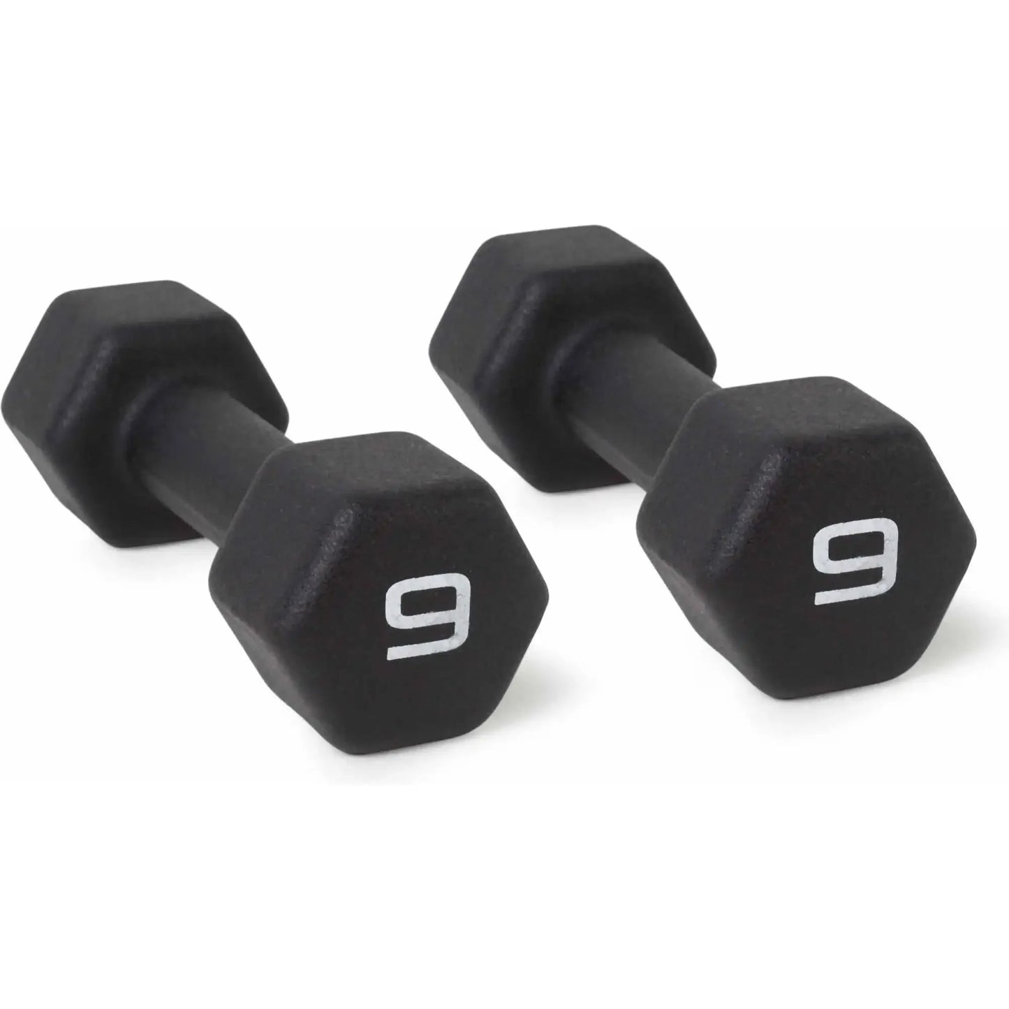 Neoprene Dumbbells 9 Lb Pair Non Slip Quiet Hand Weights