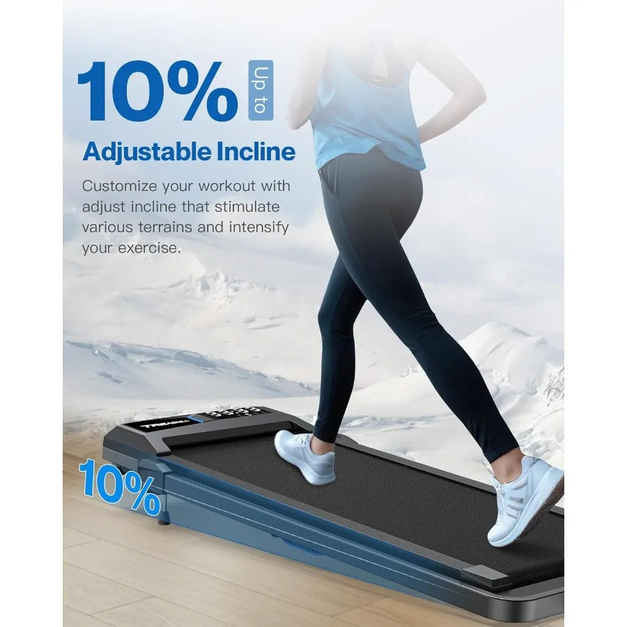 XMSJ Commercial Grade 4HP Brushless Treadmill With 12 Auto Incline