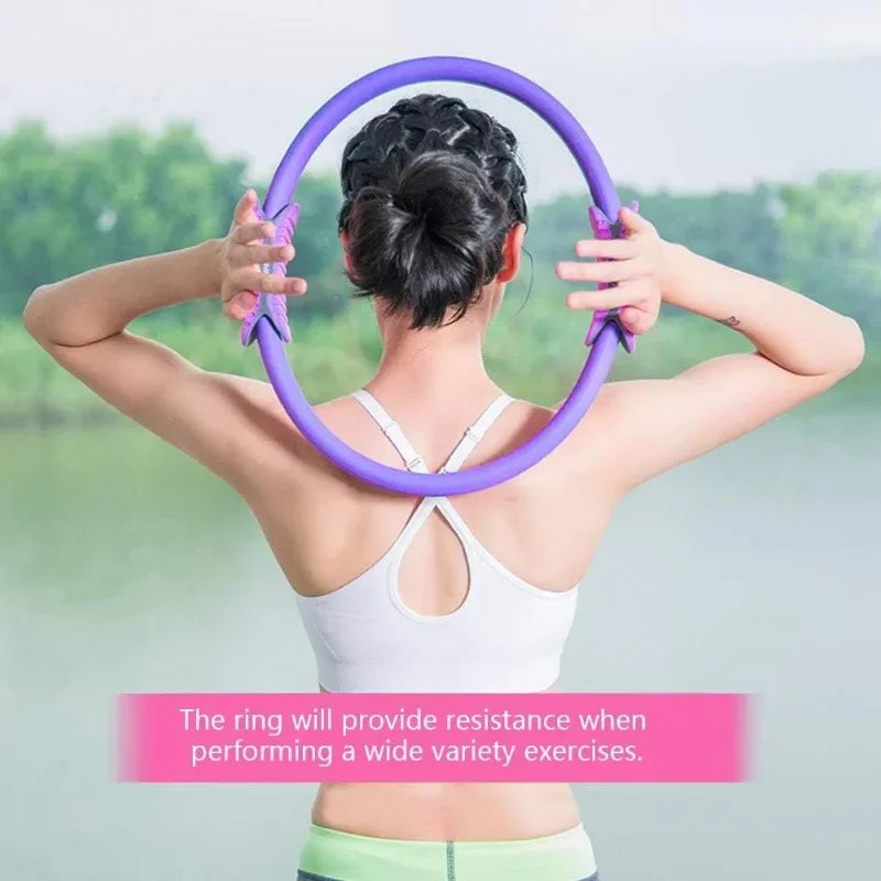 Yoga Pilates Ring Durable Non Slip Circle For Pelvic Floor