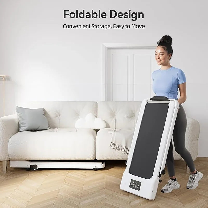 Driving Walking Pad Treadmill With 9 Percent Incline Under Desk For Home Office Portable