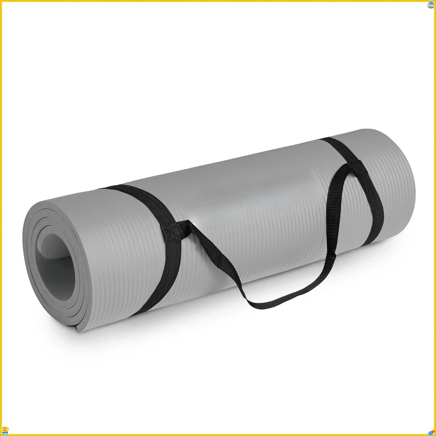High-concerned Extra Thick Yoga Mat With Straps