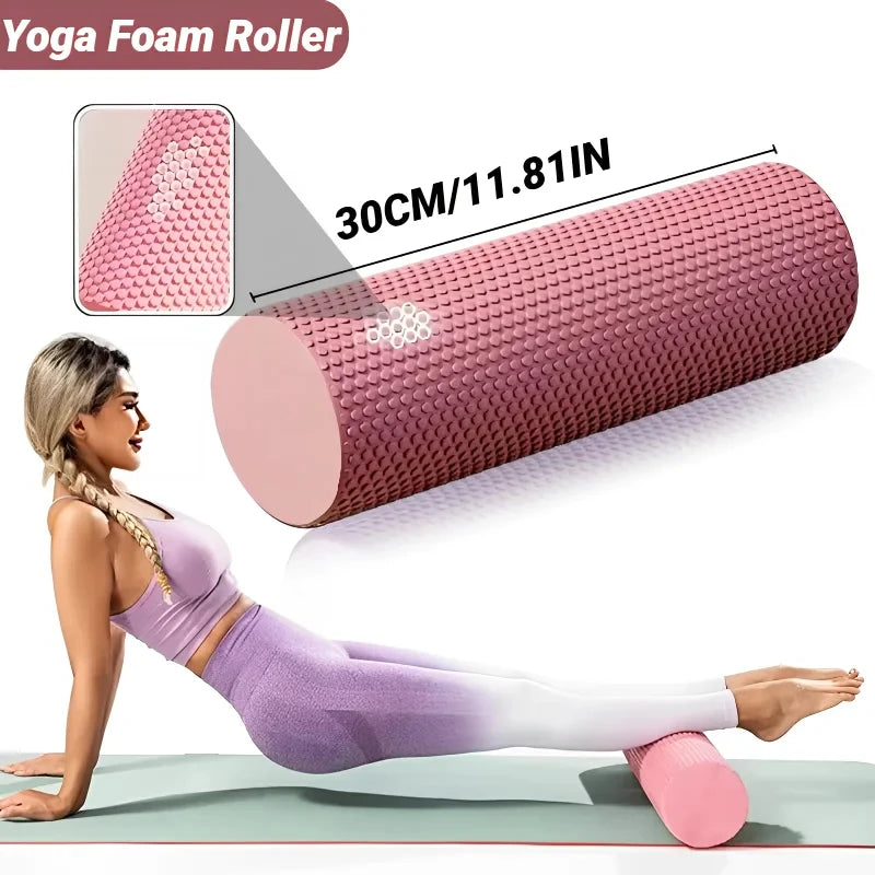 Hexagonal EVA Foam Yoga Roller for Pilates and Home Fitness