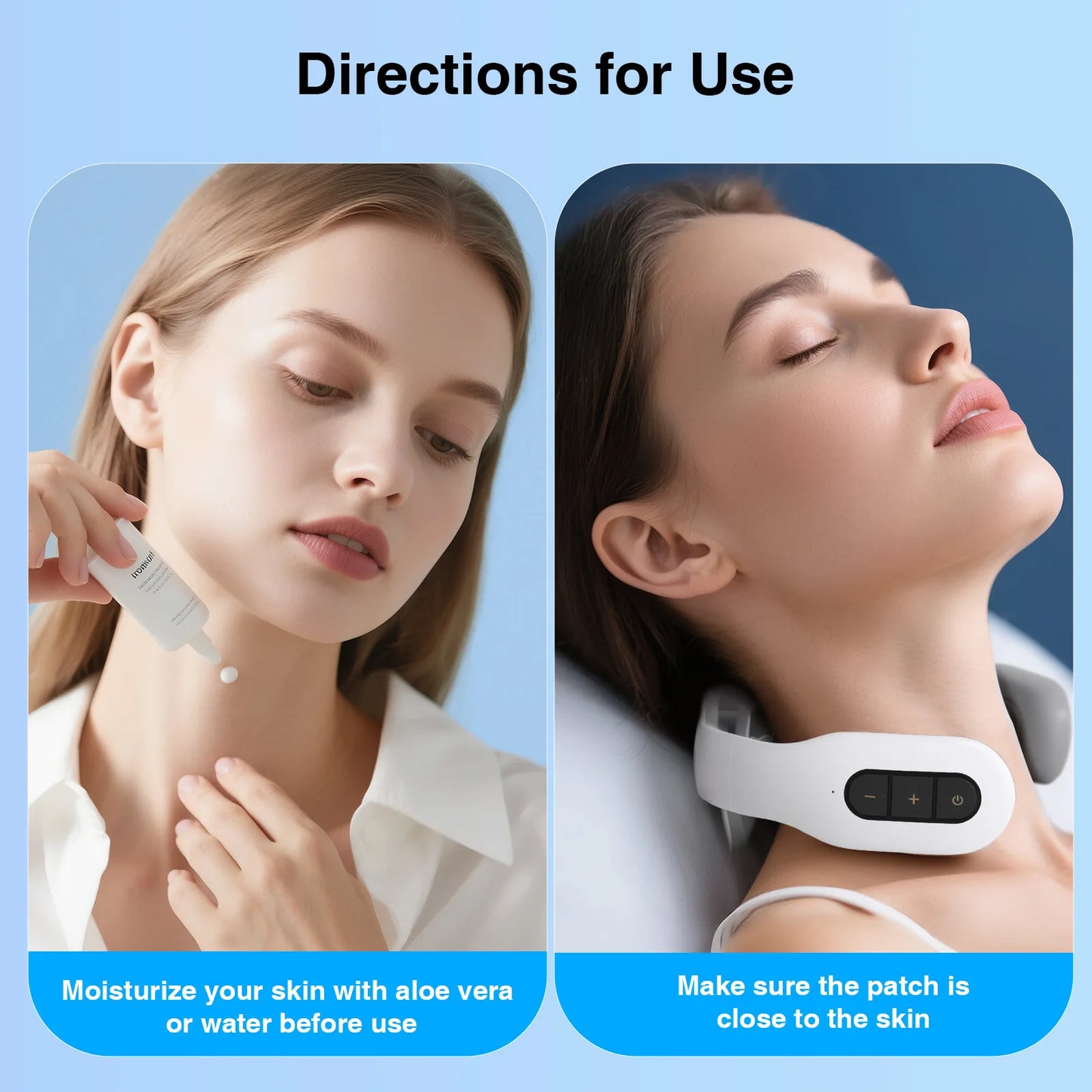 Electronic Neck Massager Deep Cervical Massage for Posture Support Portable
