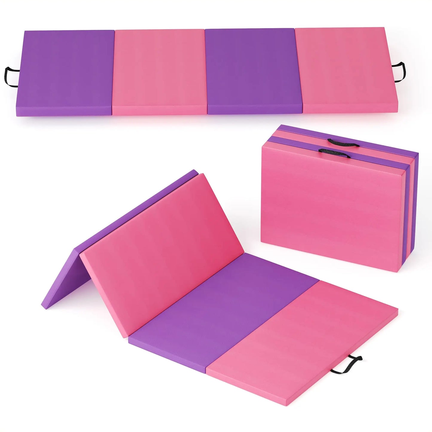 Folding Gymnastics Mat Durable Exercise Pad For Yoga And Pilates