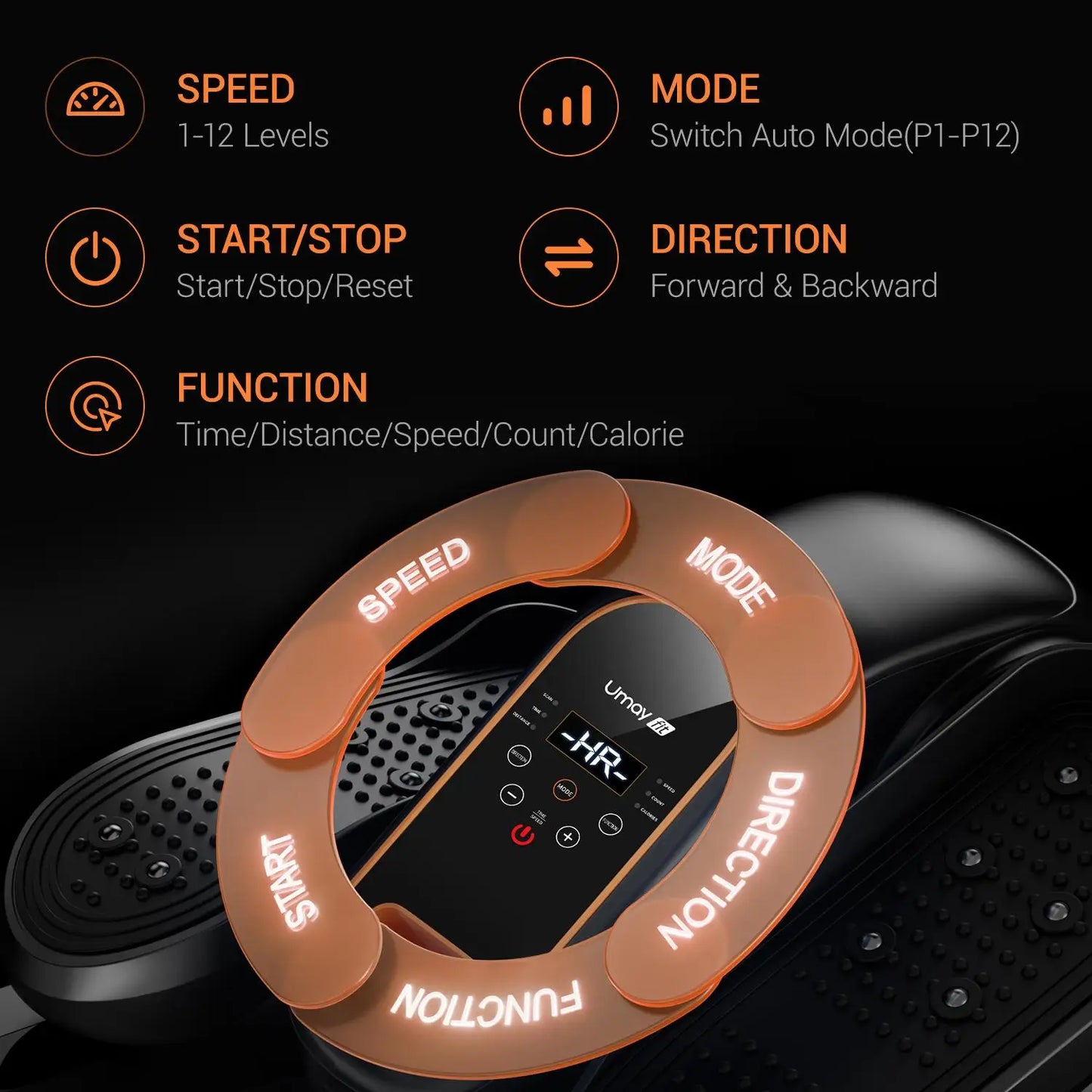 Cursor Fitness UMAY Desk Elliptical Under Desk Exercise Machine