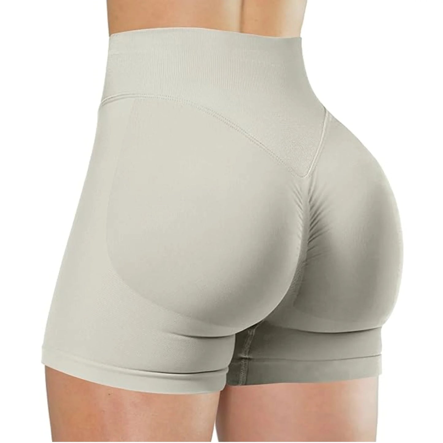 High Waisted Yoga Shorts For Women Seamless Fitness