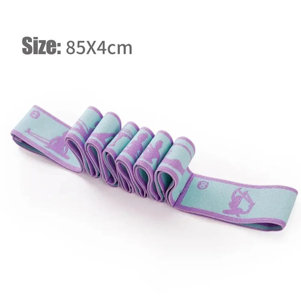 Yoga Stretch Band Belt For Yoga And Pilates Home Workout