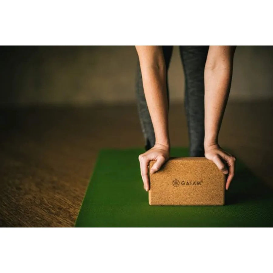 Non Slip Cork Yoga Block For All Levels Deepen Stretches