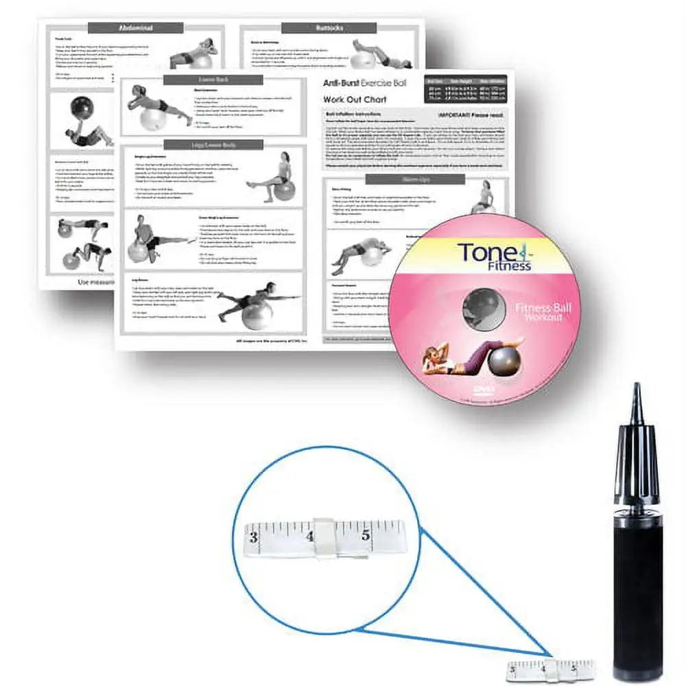 Explosion-Proof Stability Ball For Yoga Pilates And Home Workouts