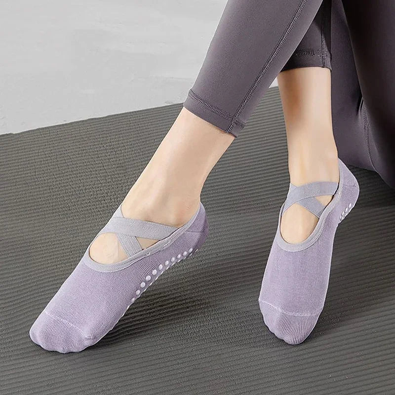 Yoga Socks Anti Slip Sweat Absorbent Breathable For Women