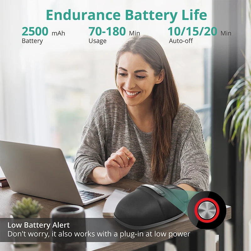 Medcursor Wireless Electric Hand Massager With Air Compression Palm Acupoint