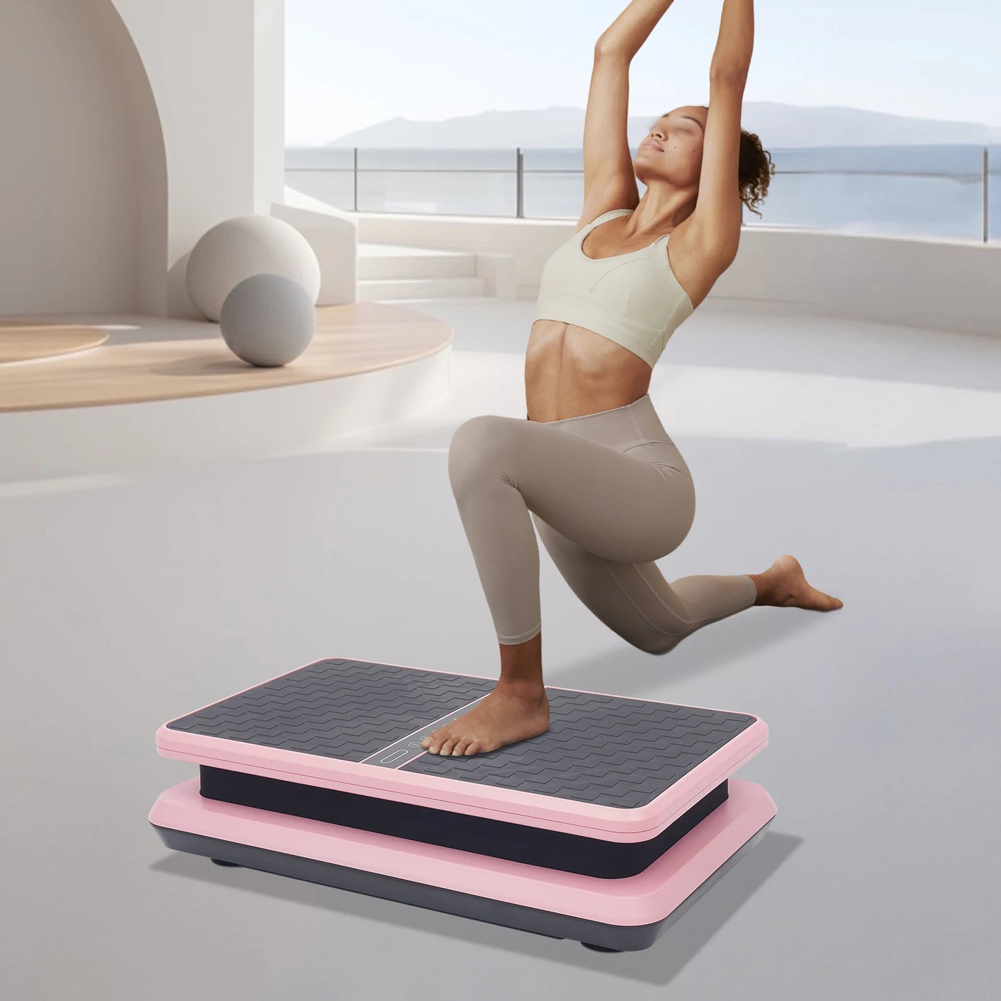 Exerciser Vibration Plate Exercise Machine For Full Body Workout