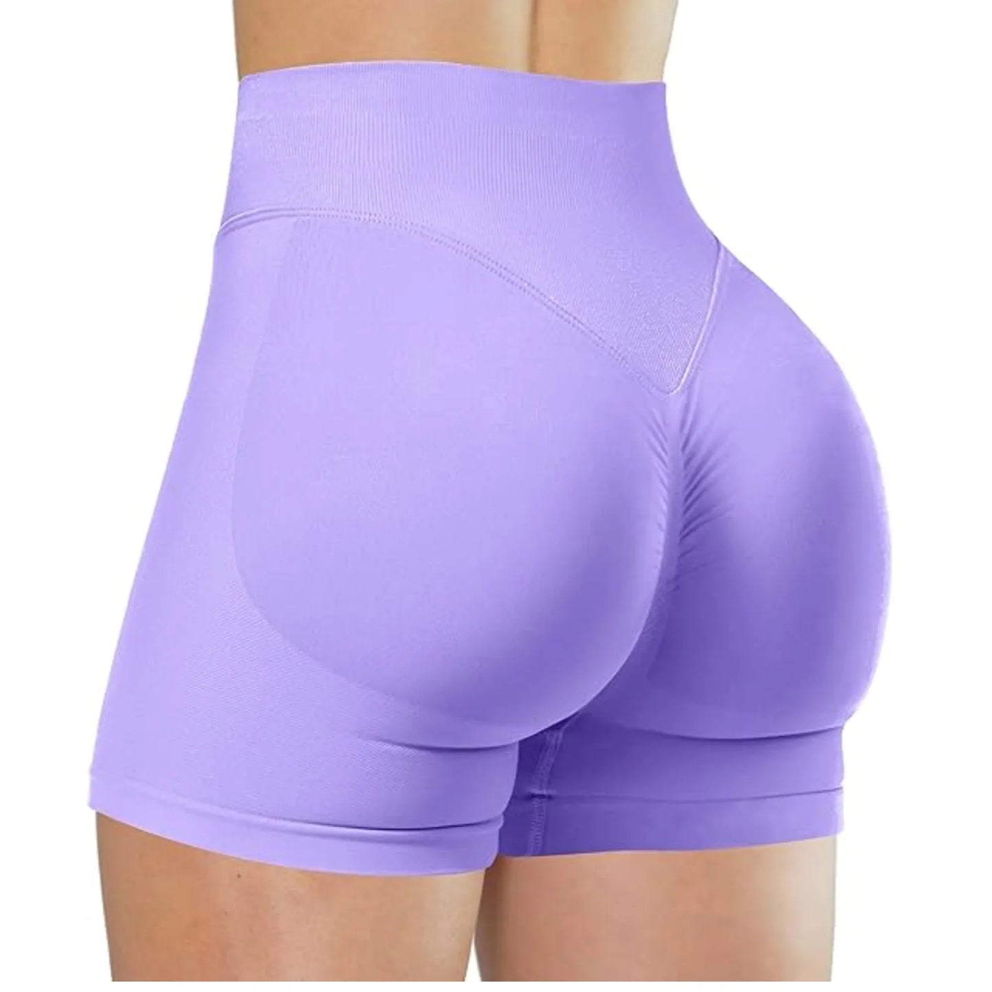 High Waisted Yoga Shorts For Women Seamless Fitness