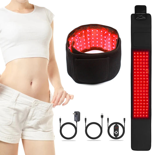 Electronic Red Light Therapy Belt 660nm 850nm Near Infrared Light