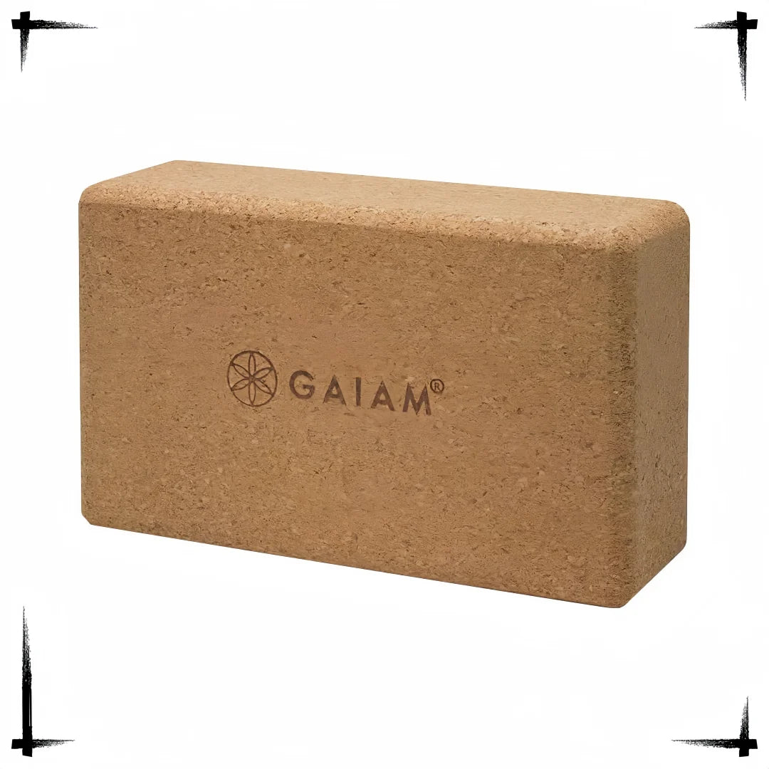 Non Slip Cork Yoga Block For All Levels Deepen Stretches