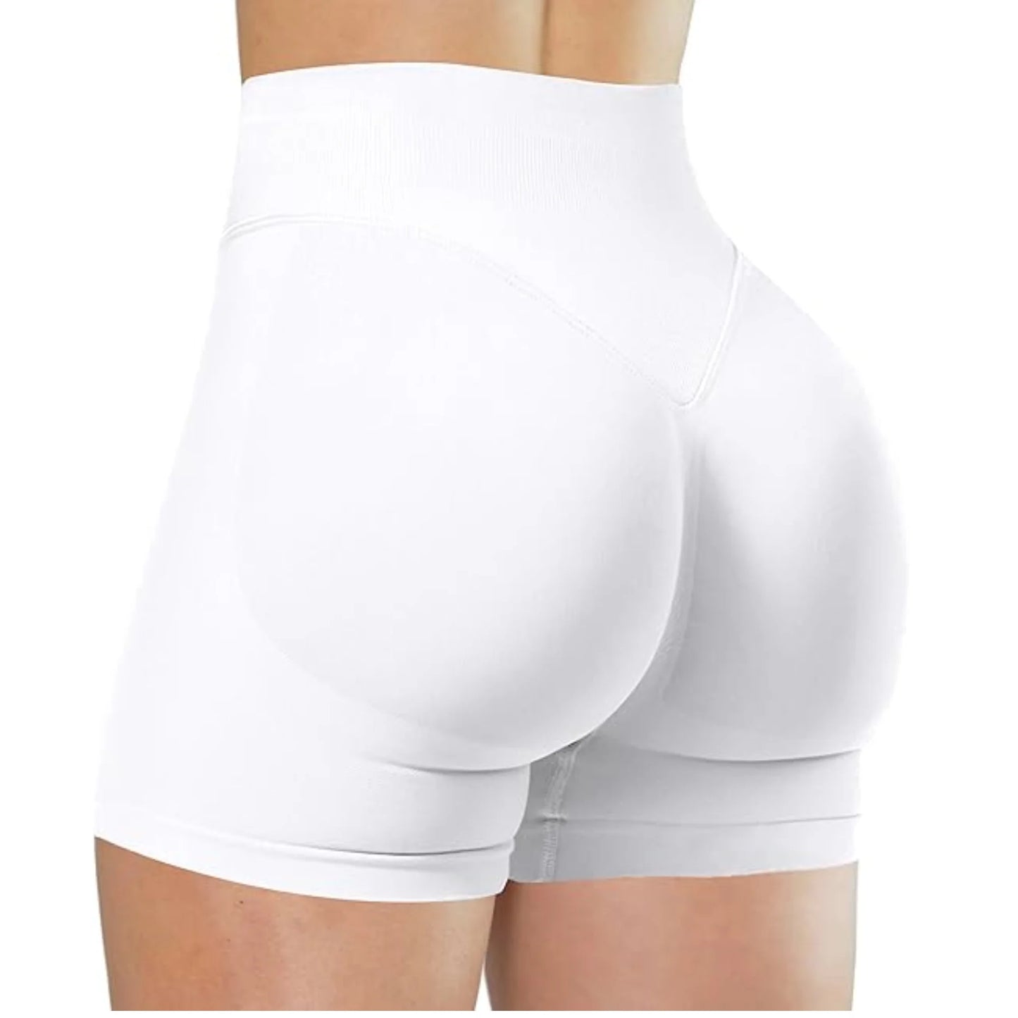 High Waisted Yoga Shorts For Women Seamless Fitness