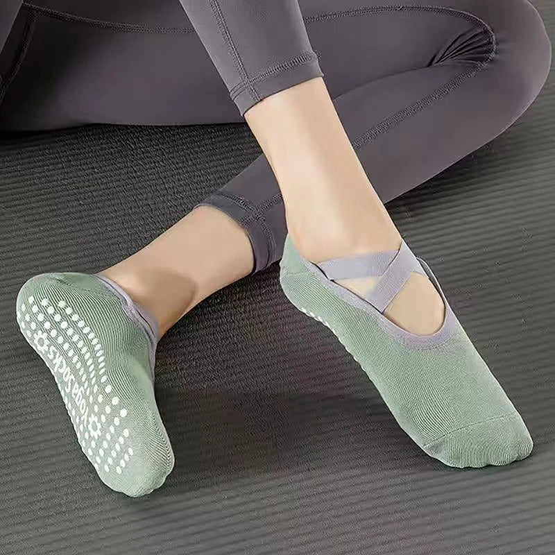 Yoga Socks Anti Slip Sweat Absorbent Breathable For Women