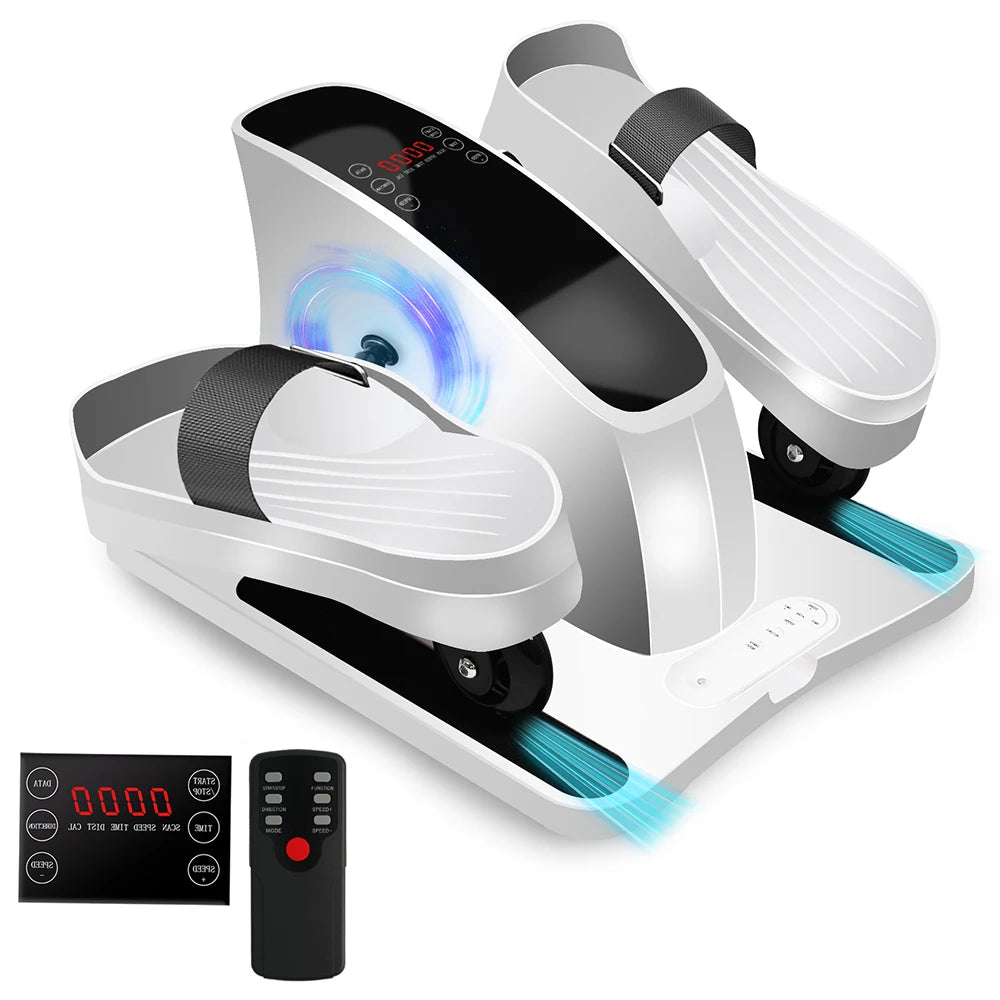 Gamewiu Electric Elliptical Under Desk Trainer Portable PedalExerciser With Remote