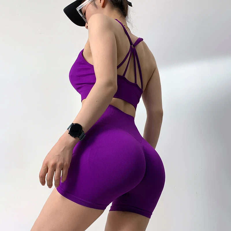 CN Women 2-Piece Yoga Set High Waist Gym Wear