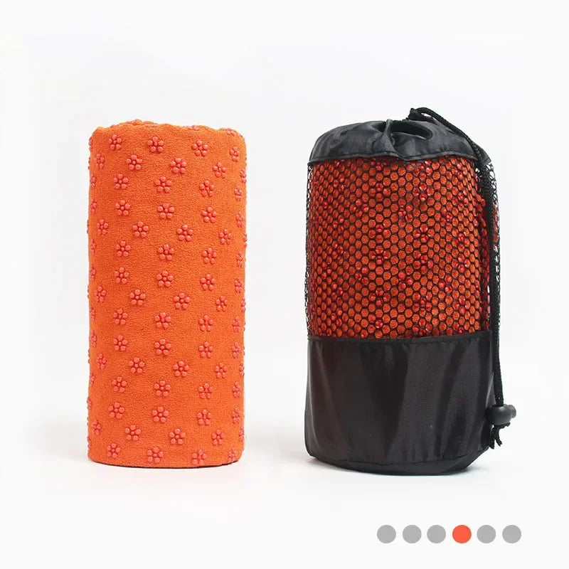 Non Slip Bamboo Fiber Yoga Towel Hot Yoga And Pilates