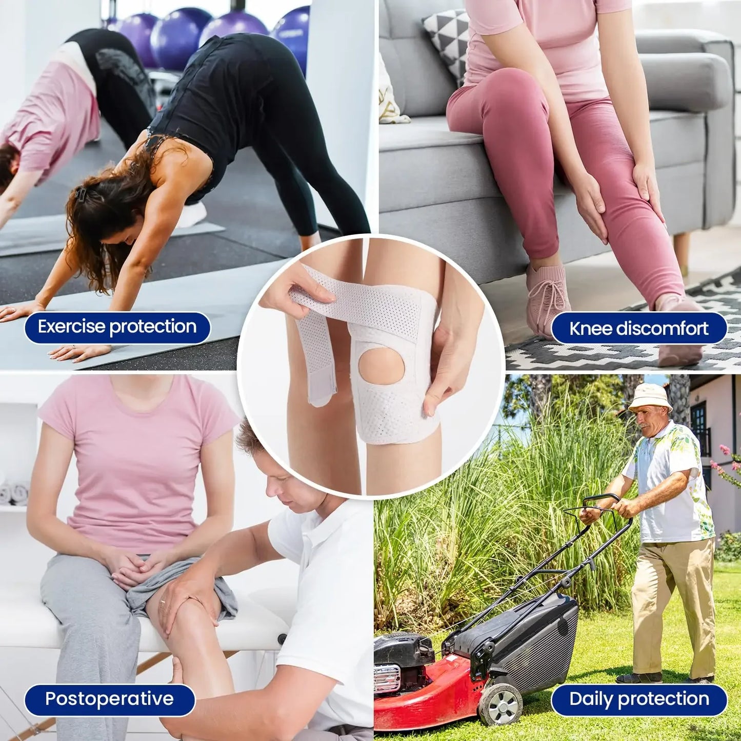 Function Knee Support Brace With Stabilizers For MedialMeniscalTearPainRelief Professional
