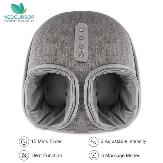 Medcursor Foot Massager With Heating Shiatsu Deep Kneading Therapy Machine
