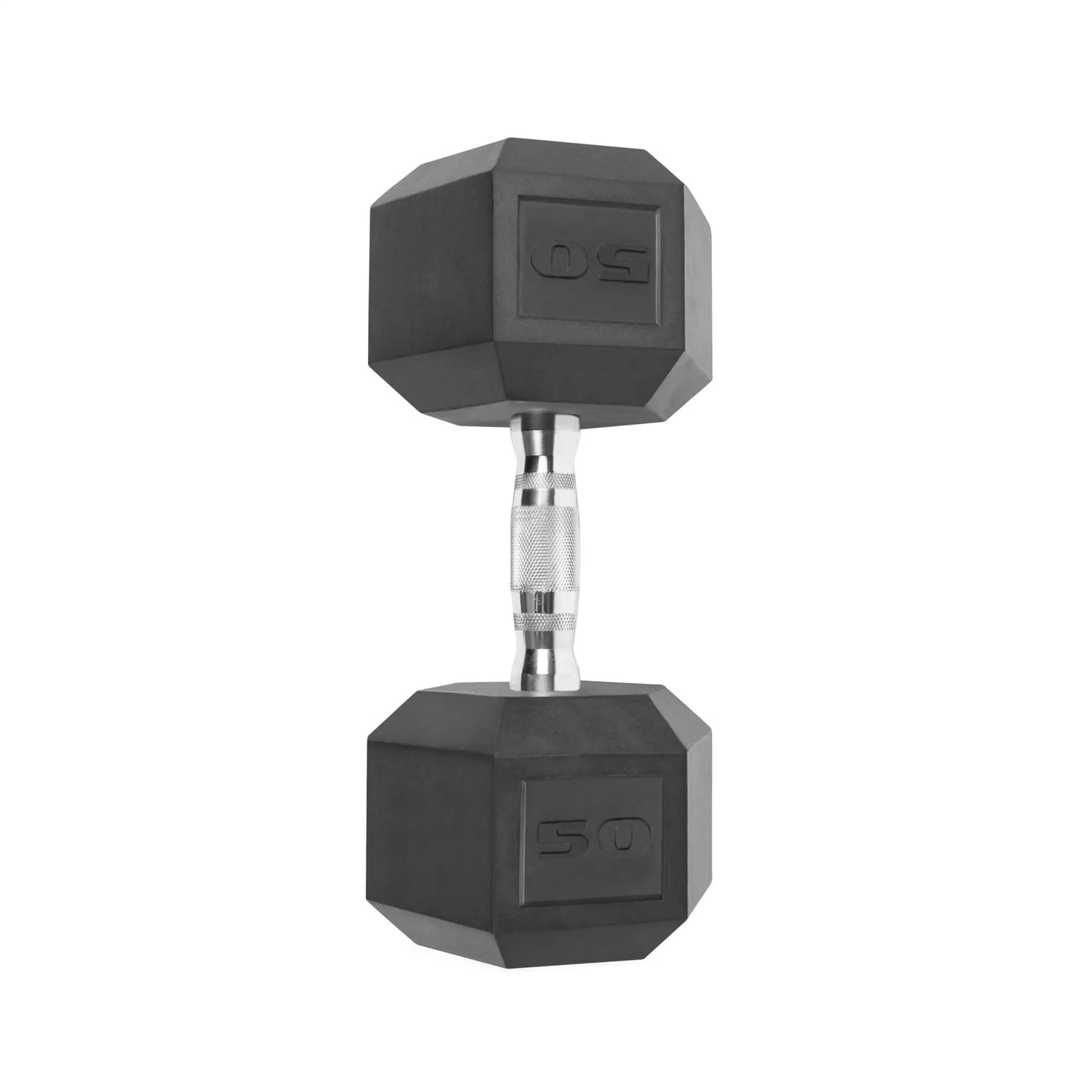Pair Rubber Coated Hex Dumbbells With Non Slip Grips