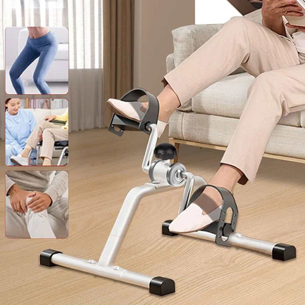 APWIKOGER Under Desk Bike With Adjustable Resistance For Home Exercise