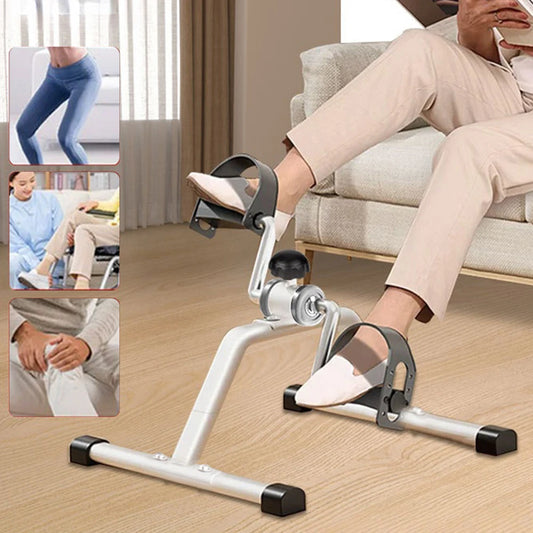 APWIKOGER Under Desk Bike With Adjustable Resistance For Home Exercise