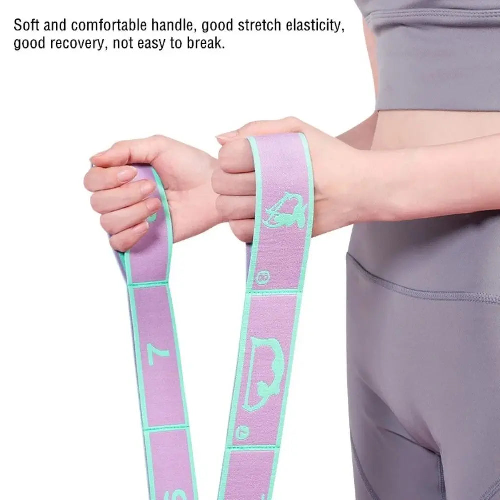 Yoga Stretch Band Belt For Yoga And Pilates Home Workout