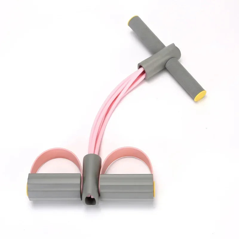 4-Tube Resistance Bands With Pedal Puller For Full Body Workouts