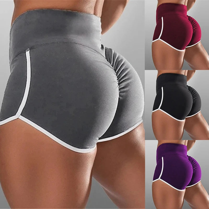 CN Zhejiang Women Yoga Shorts Low Waist Stretchy Gym Clothing