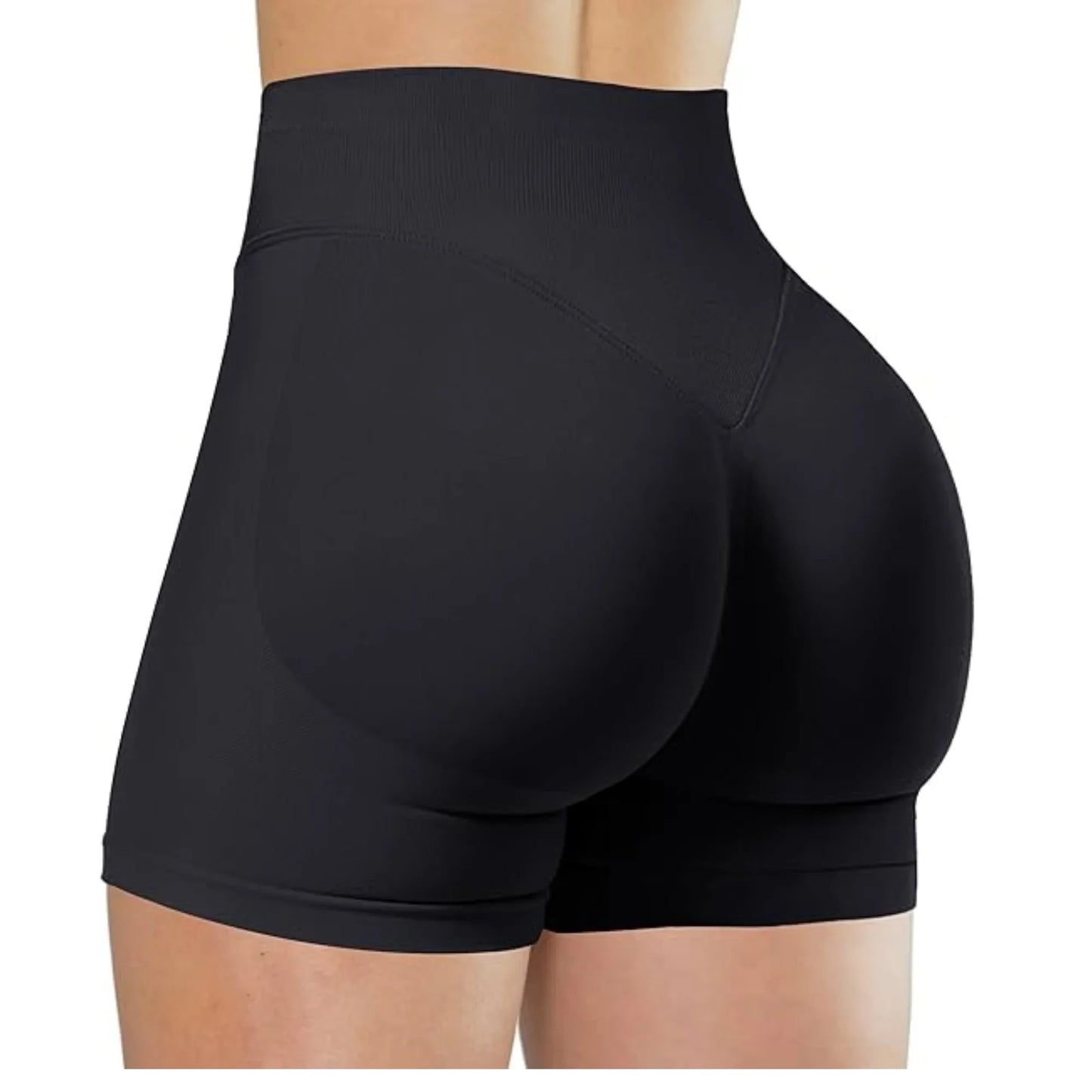 High Waisted Yoga Shorts For Women Seamless Fitness