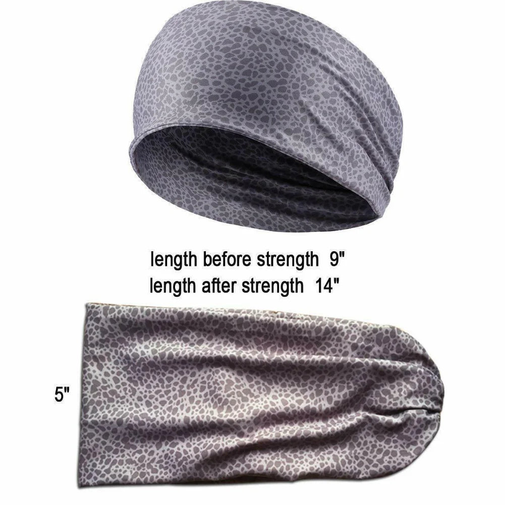 Unisex Wide Non-Slip Elastic Hair Headband for Yoga and Workout
