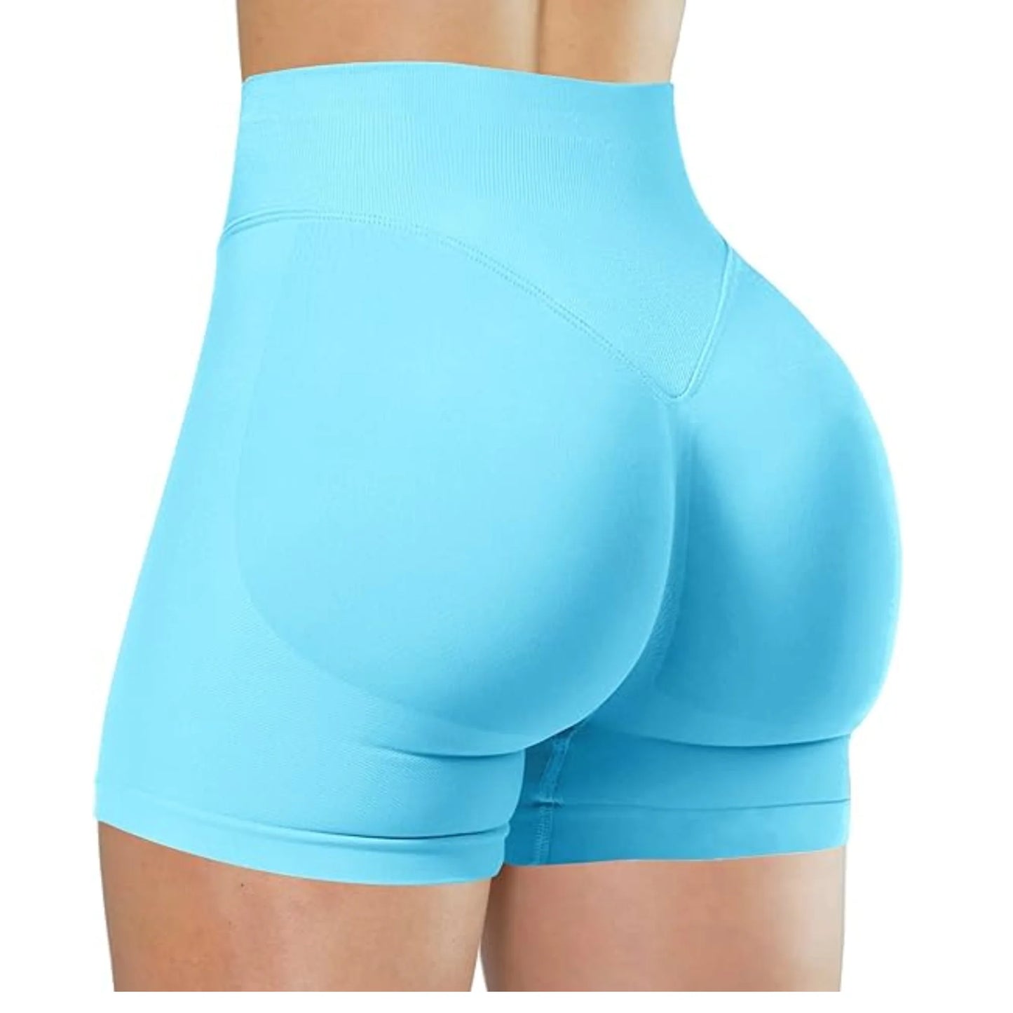 High Waisted Yoga Shorts For Women Seamless Fitness