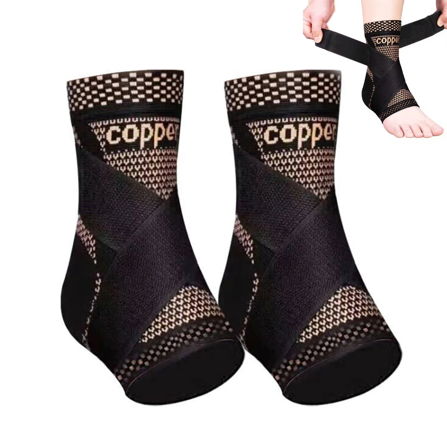 Effect Ankle Brace Support Wrap For Basketball And Soccer