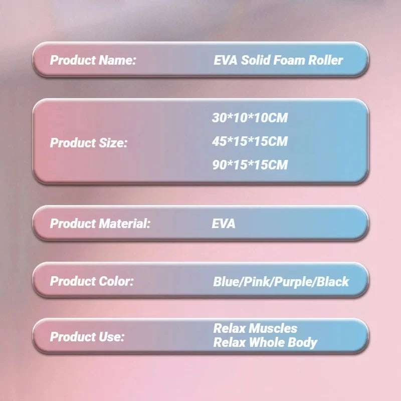 Hexagonal Yoga Roller EVA Foam Cylinder For Pilates Home Workouts