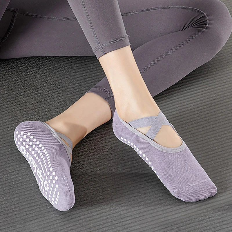 Yoga Socks Anti Slip Sweat Absorbent Breathable For Women