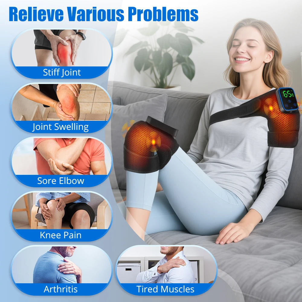 DearBeauty Electric Knee Massager With Heat And Vibration