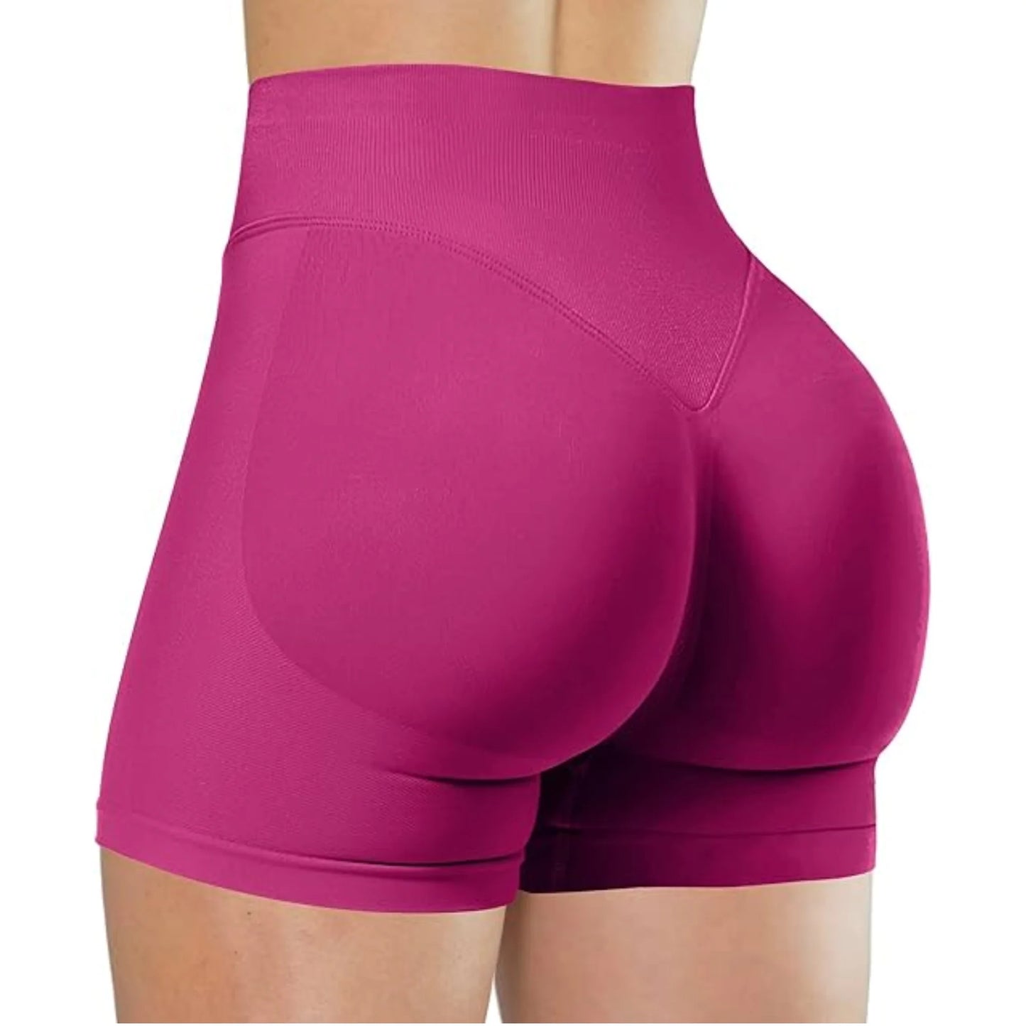 High Waisted Yoga Shorts For Women Seamless Fitness