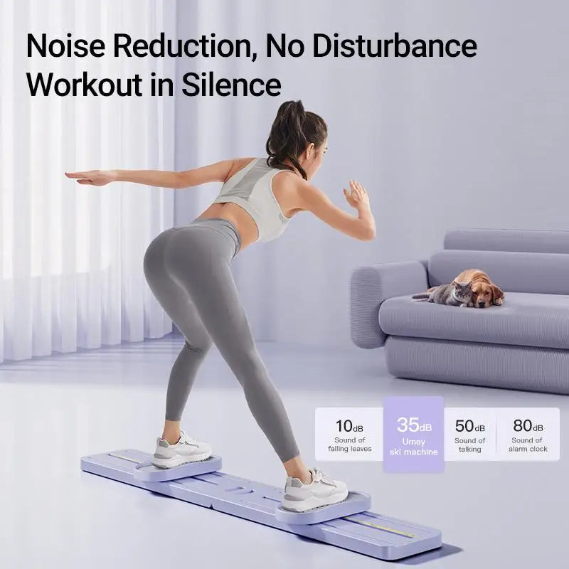 Cursor Fitness Foldable Three In One Ski Trainer For PostpartumRecoveryEnhancement