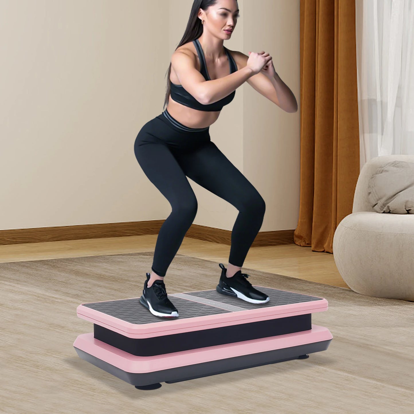 Exerciser Vibration Plate Exercise Machine For Full Body Workout