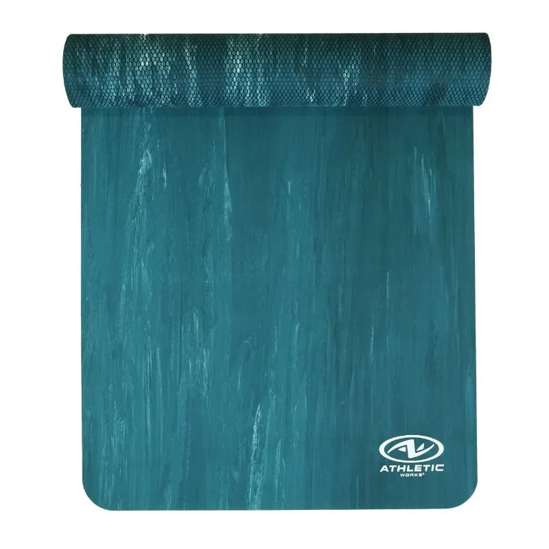 Non Slip Treaded 4mm Rubber Yoga Mat For High Intensity Workouts And Pilates Training