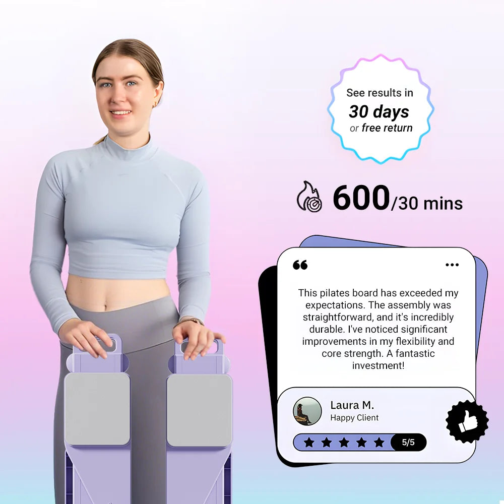 Cursor Fitness 2-In-1 Abs And Ski Board Portable Core Trainer