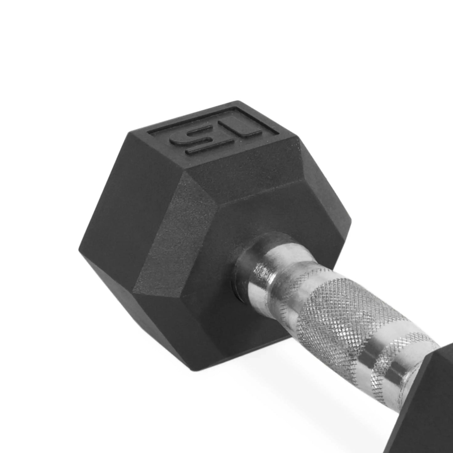 Pair Rubber Coated Hex Dumbbells With Non Slip Grips