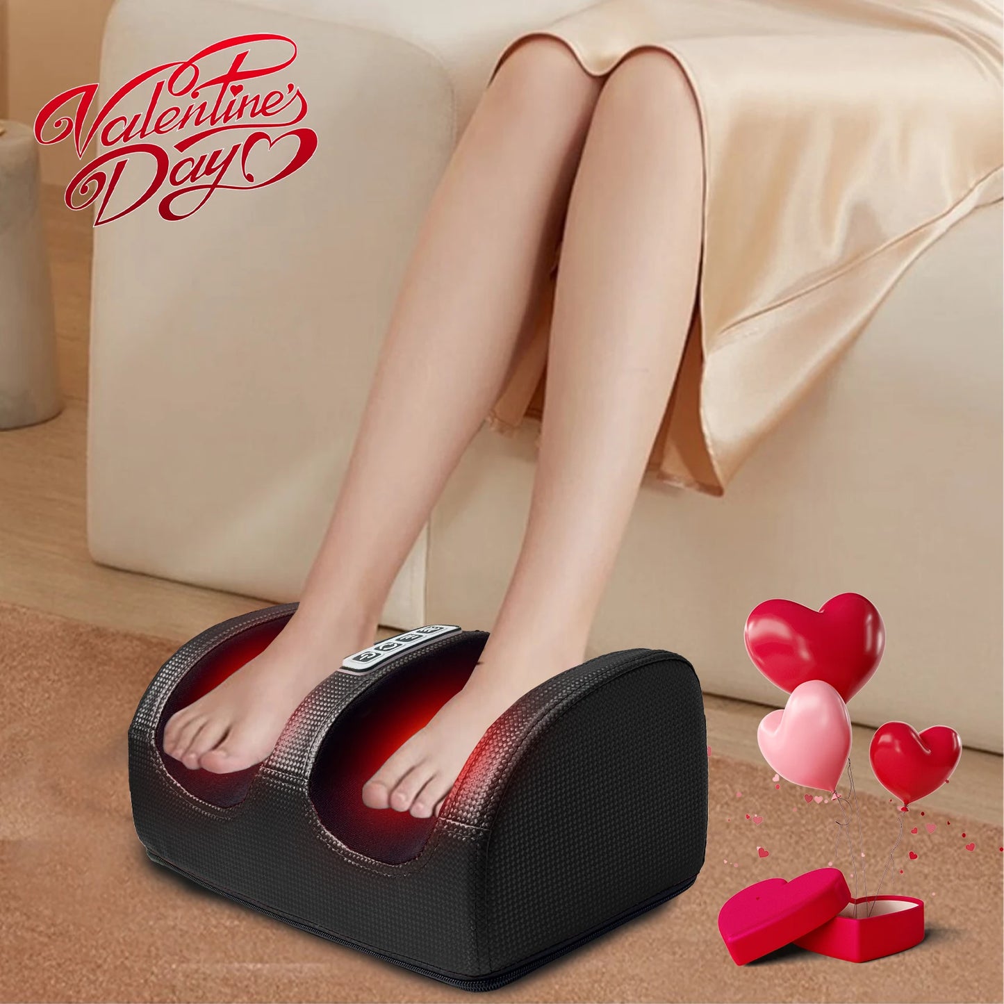 Foot Massage Machine Kneading Leg Massager With Electric Heating