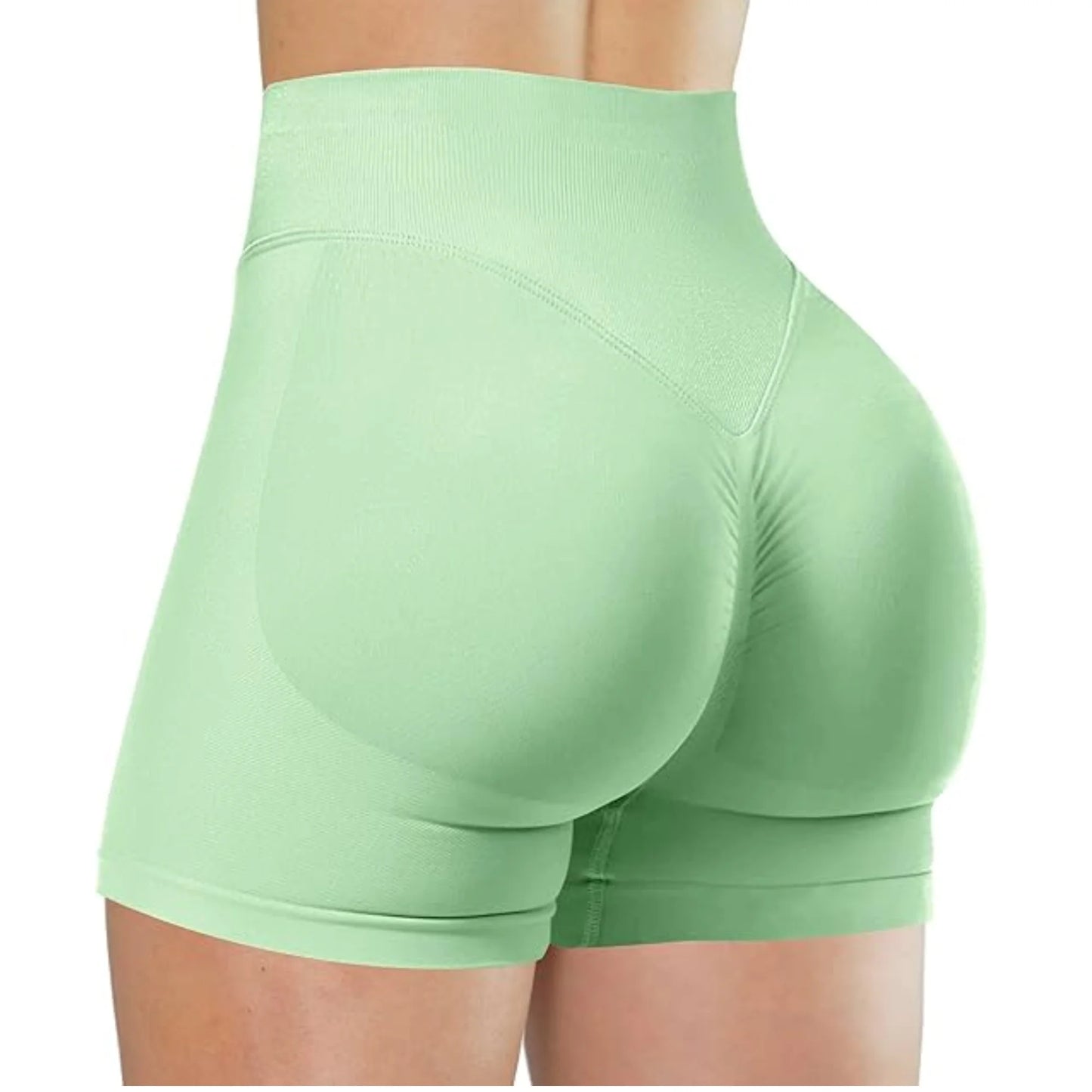 High Waisted Yoga Shorts For Women Seamless Fitness