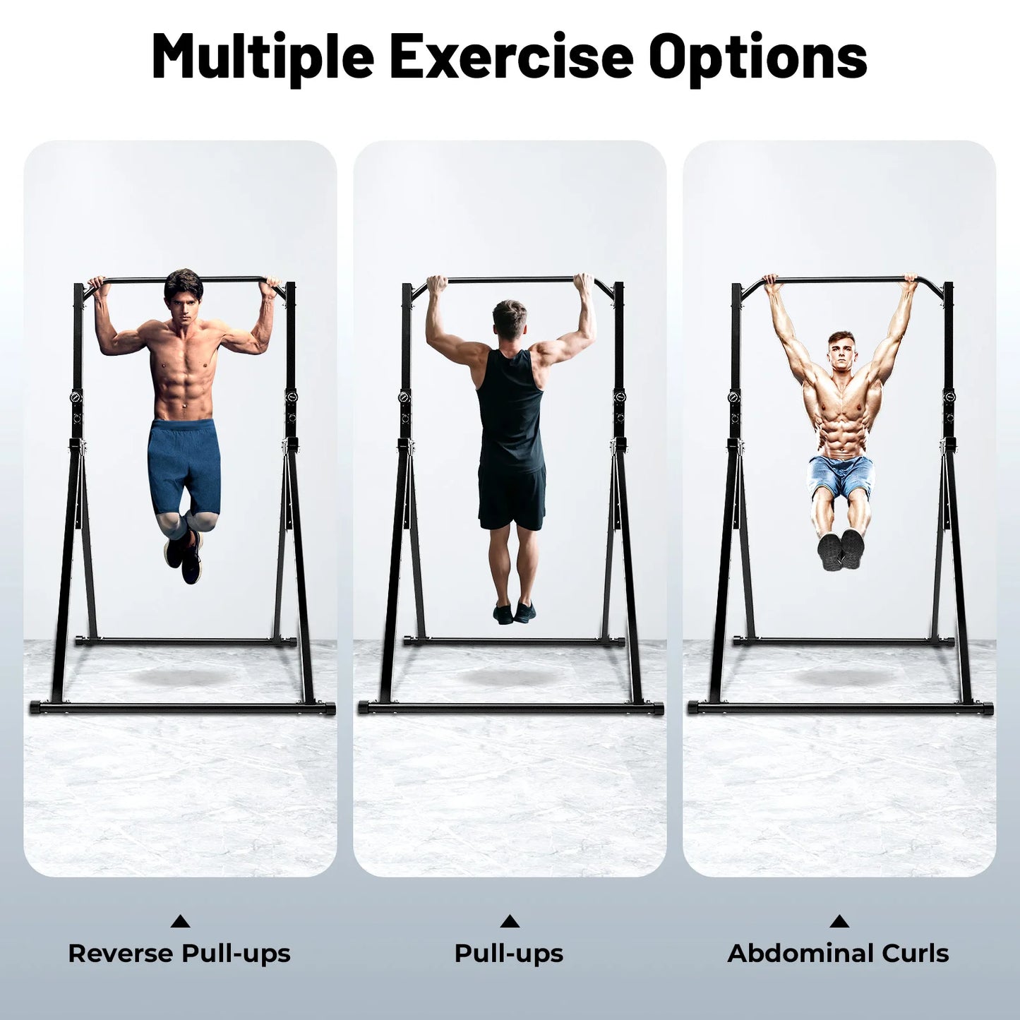 Triangular Pull Up Station For Home Gym Strength Training Equipment