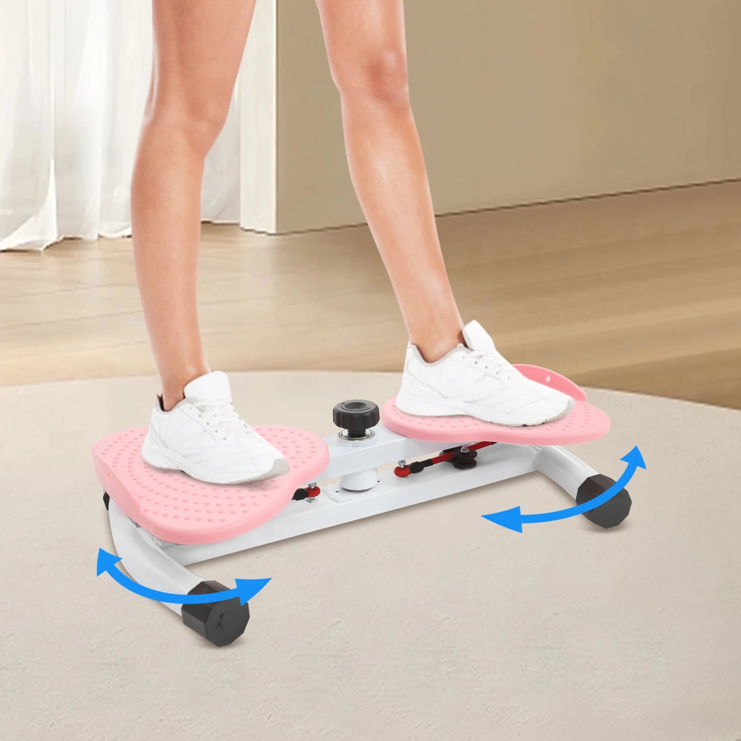 Steel Waist Twister Floor Standing Exercise Equipment For Home Office