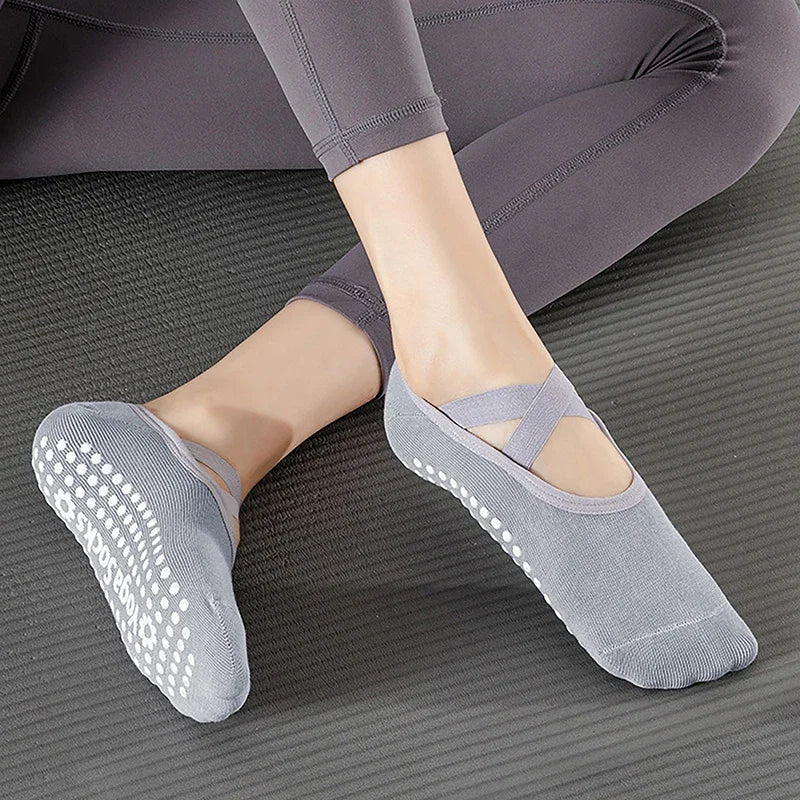 Yoga Socks Anti Slip Sweat Absorbent Breathable For Women